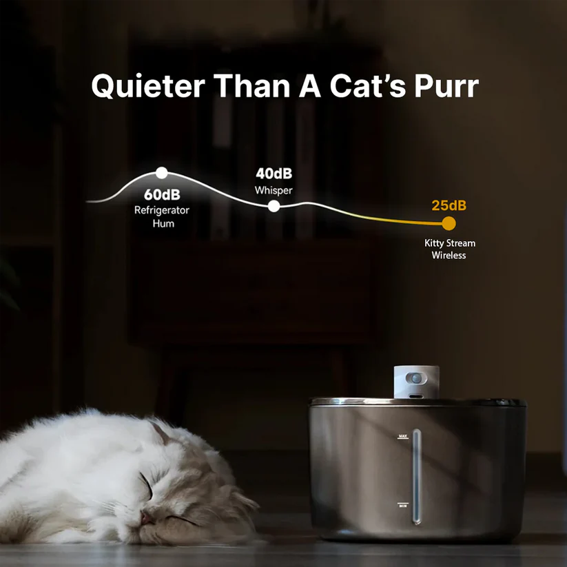The Kitty Stream™ Wireless Fountain